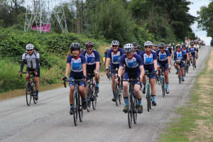 Team Ledcor at the Tour de Cure