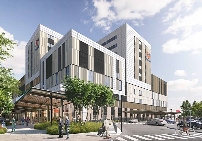 Concept for BC Cancer Centre in Surrey