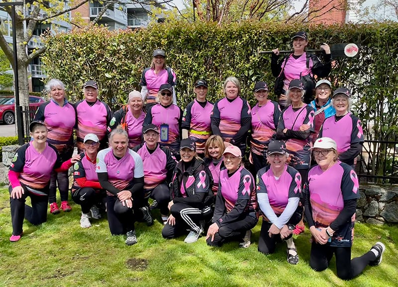 Abreast of Life Dragon boat team