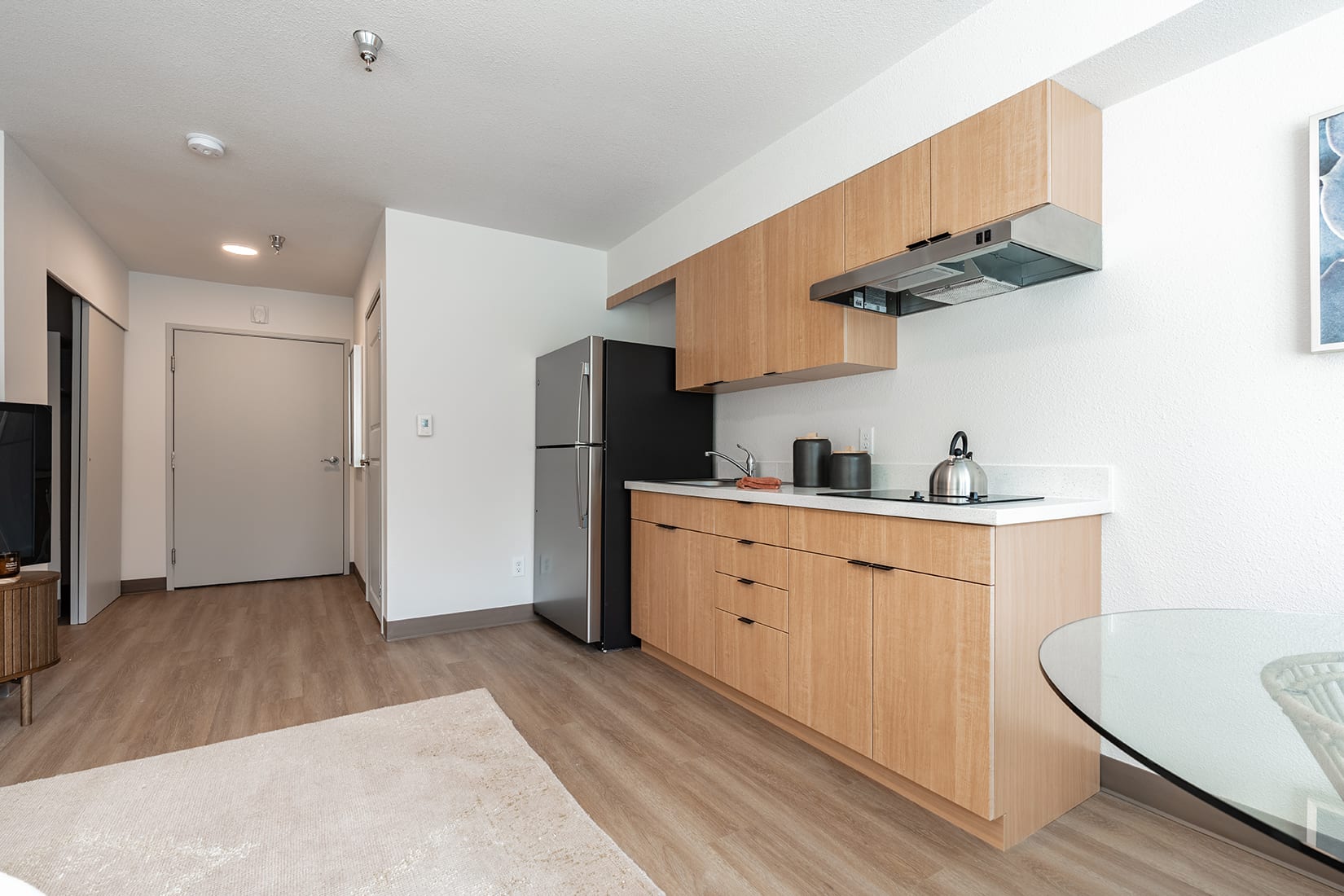 Modern kitchen with full appliances