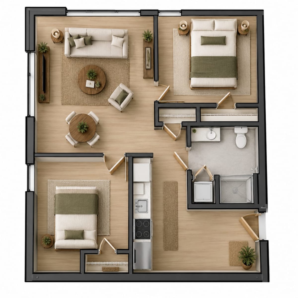 2 BR B