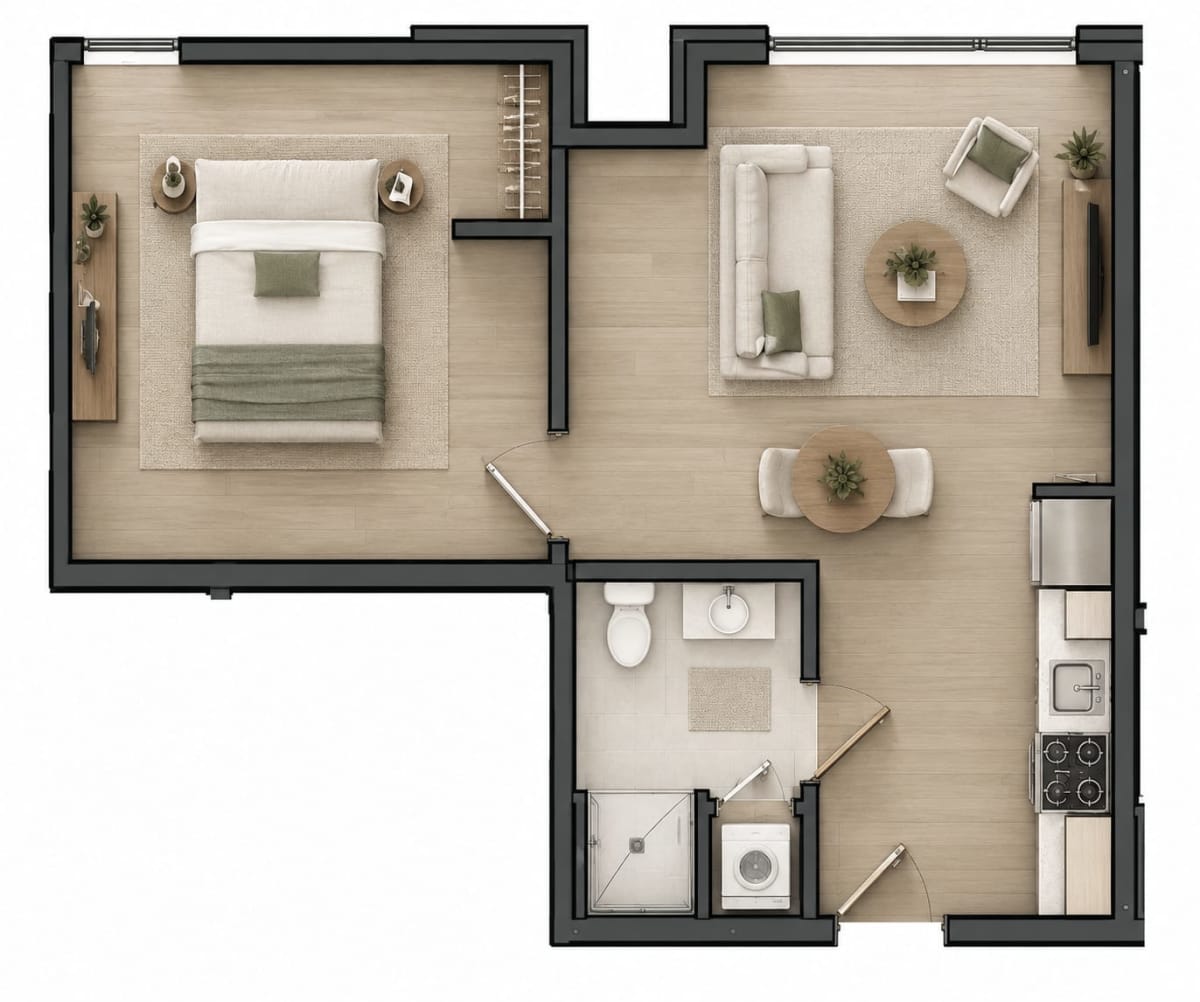 1 BR A