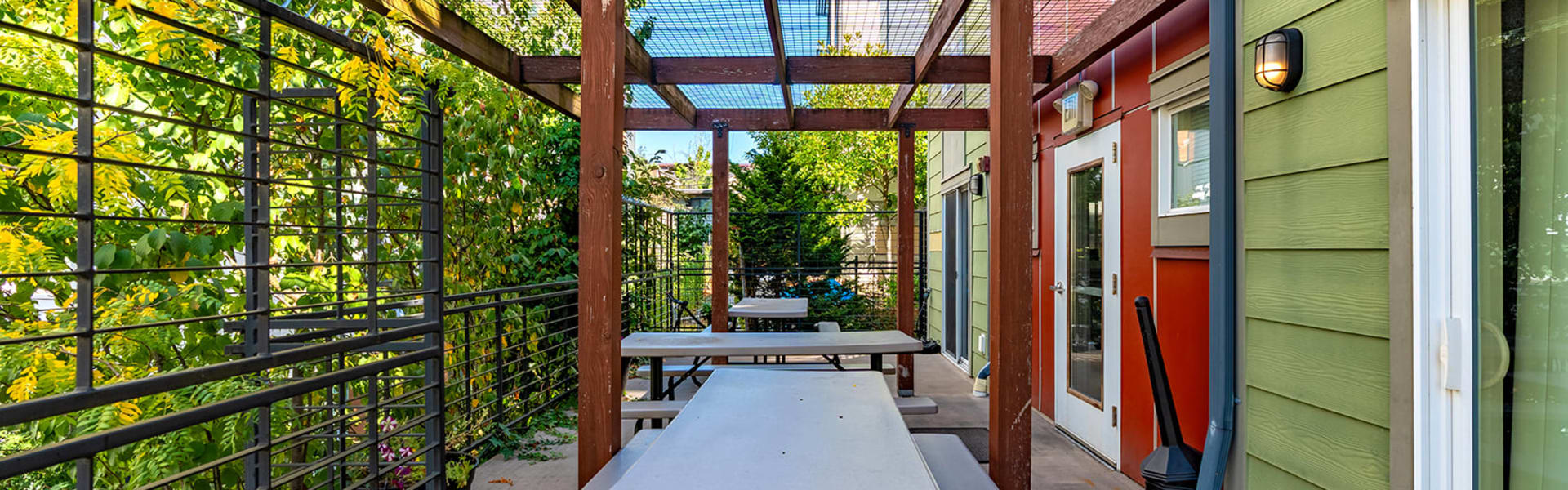 Modern furnished apartment interior