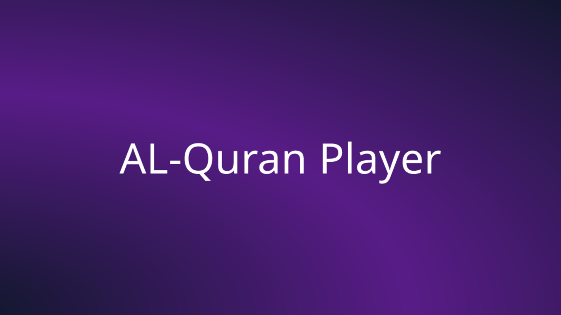 Alquran Player