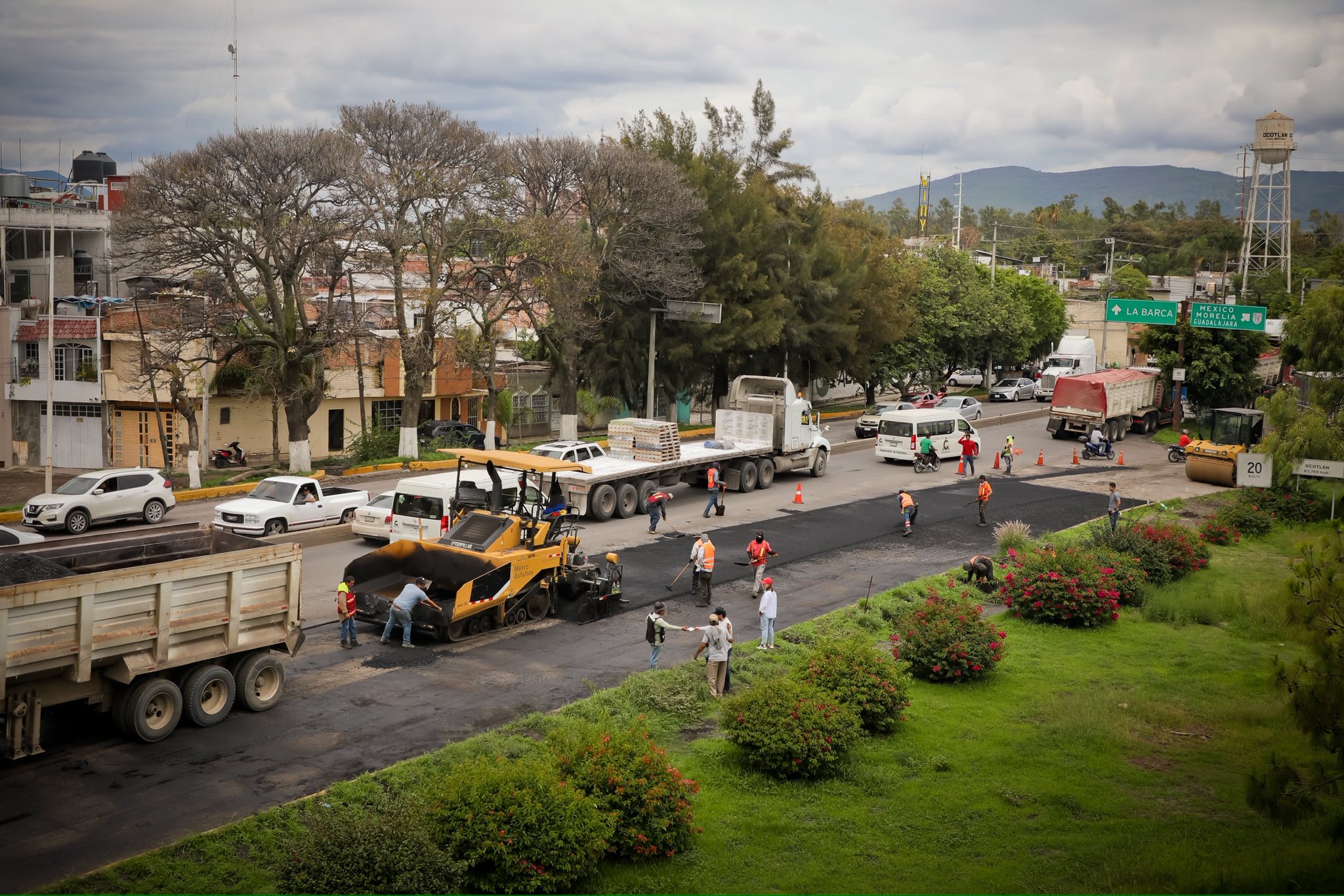 Trabajos de asfaltado