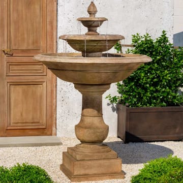 Savannah Cast Stone Tiered Fountain