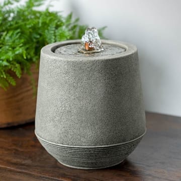 Mari Cast Stone Tabletop Fountain