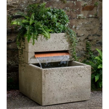 Oasis Cast Stone Wall Fountain