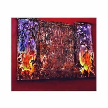 Fire and Rain Metal Wall Fountain