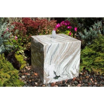 20″ Glacier Marble Cube Fountain