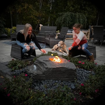 Fire &amp; Water Boulder Fountain Kit