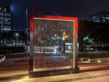 Black Stainless Steel Door