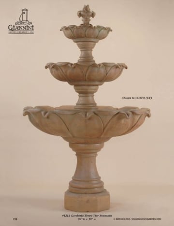 Gardenia Three Tier Fountain