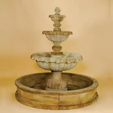 Vistamar Three Tier Pond Fountain