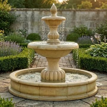 Isola Two Tier Pond Fountain