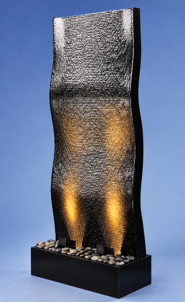 Black Acrylic Wave Fountain AF-1W
