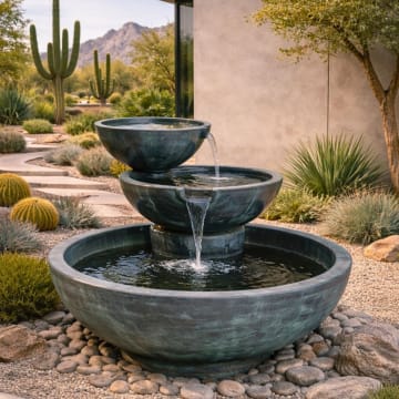 Cascata Spillway Fountain - Fiore Stone #2011-F
