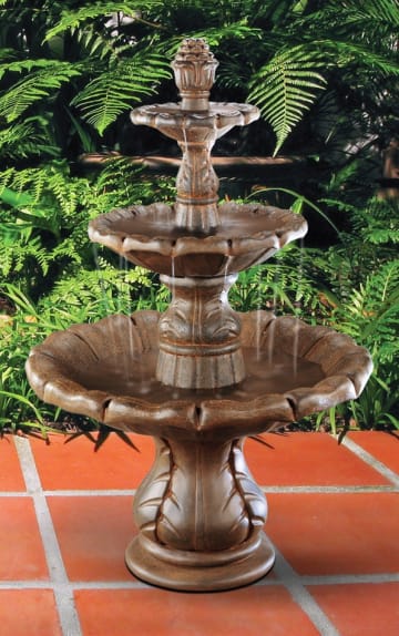 Classical Finial Three-Tier Fountain