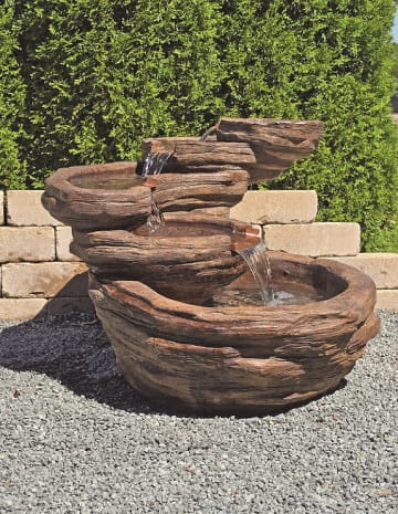 Curving Slate Fountain