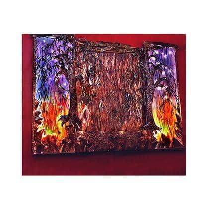 Fire and Rain Metal Wall Fountain