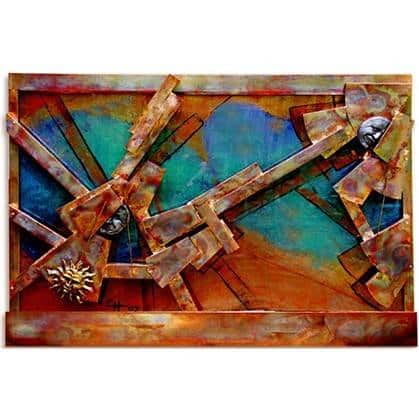 Large Archimedes Window Wall Fountain