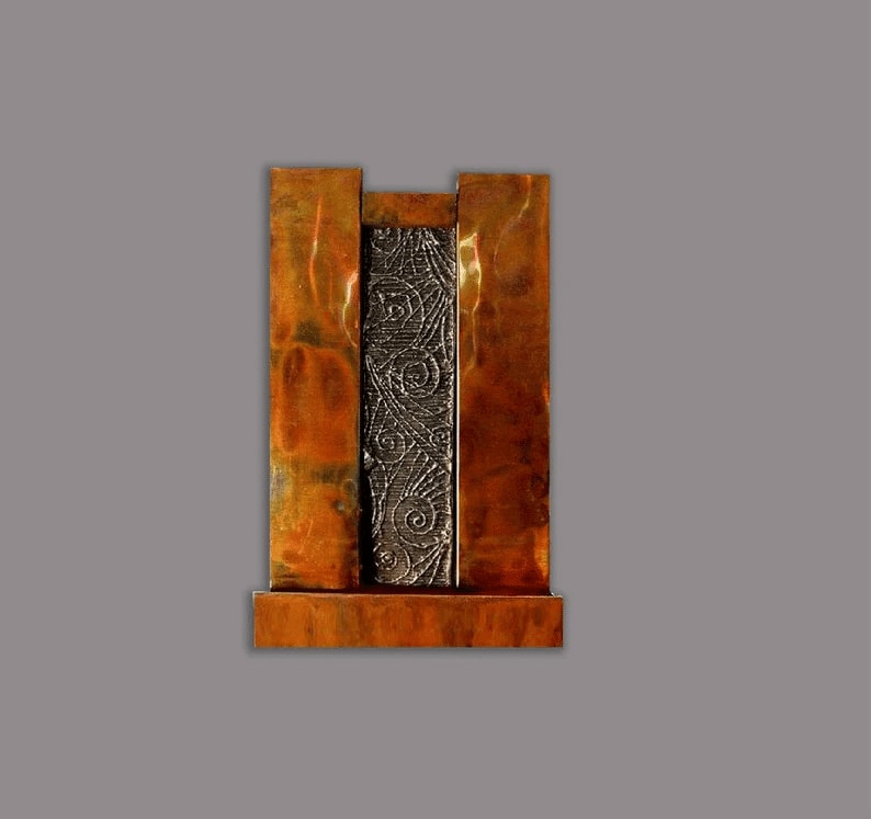 Meteor Shower Copper Wall Fountain