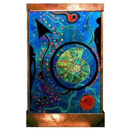 Nautilus Abstract Wall Fountain