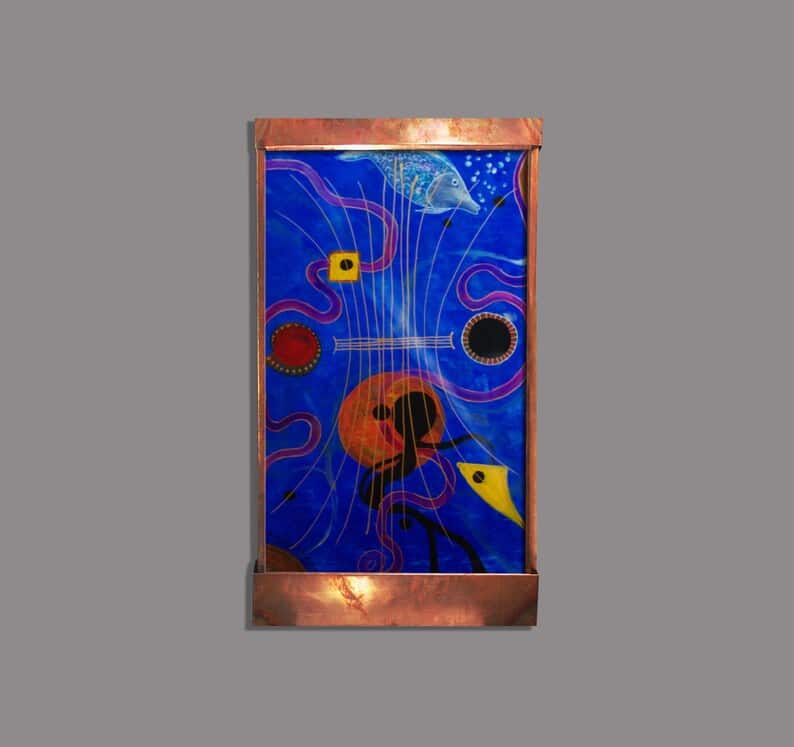 Sea Party Abstract Wall Fountain