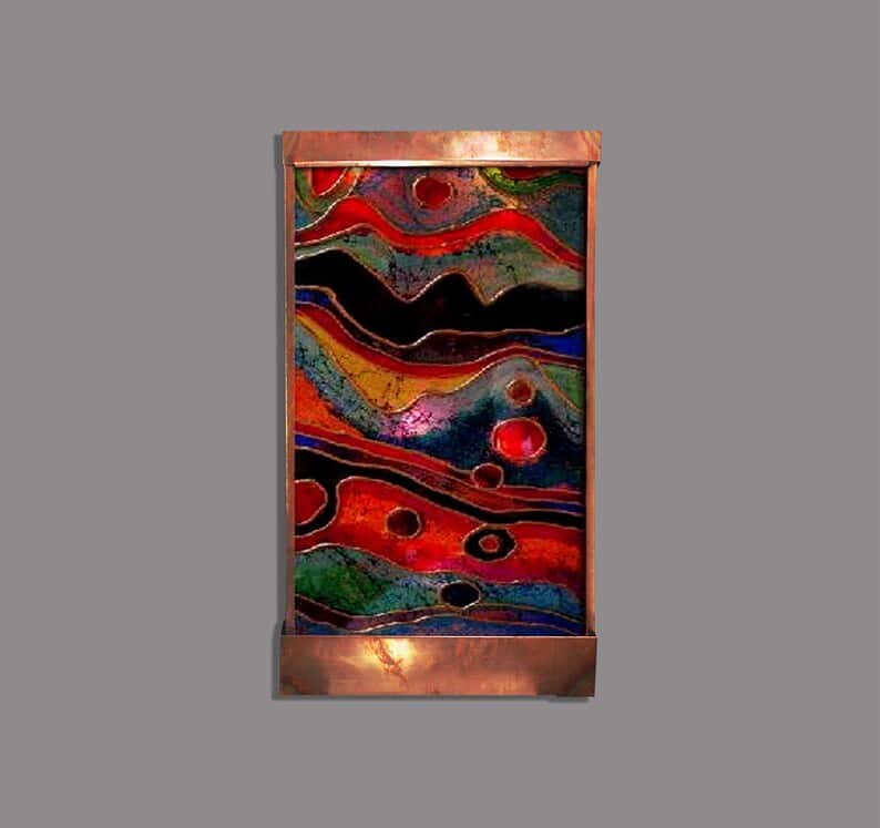 Stained Galaxy I Stained Wall Fountain
