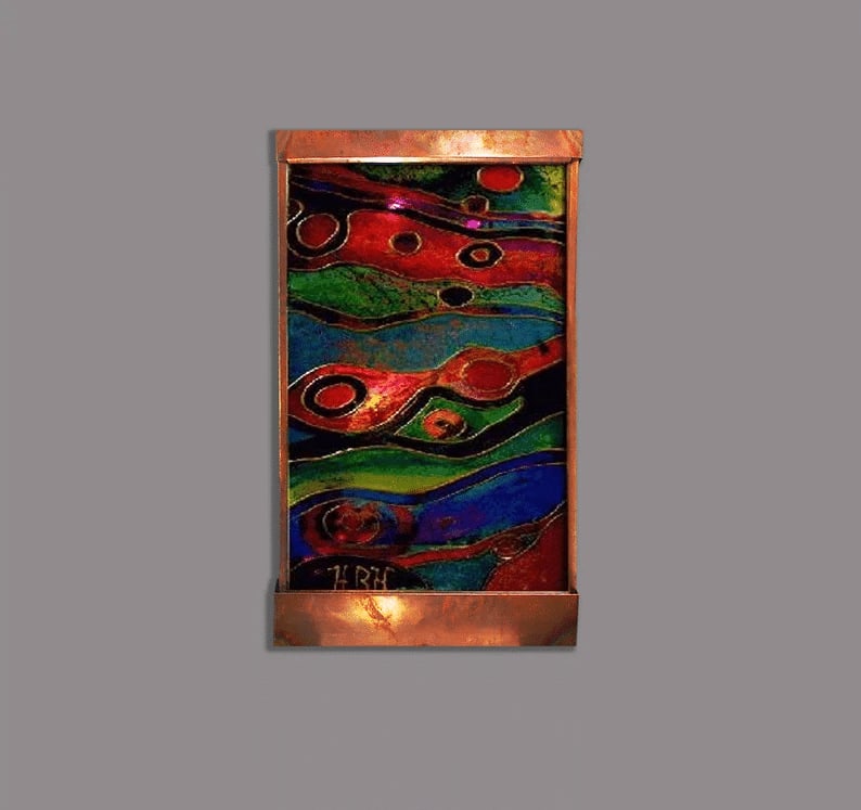 Stained Galaxy X Wall Fountain
