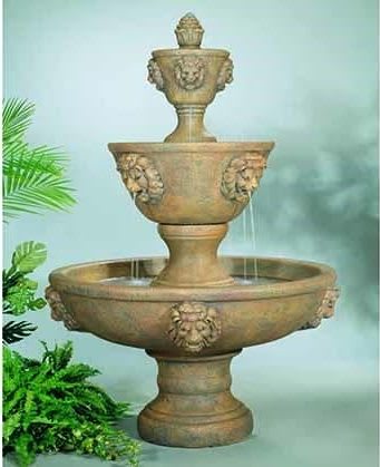 Large Three Tier Leonesco Fountain 7pc
