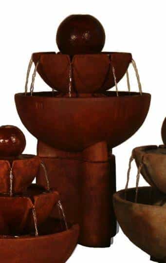 Large Sphere Stone Vessels on Pedestal