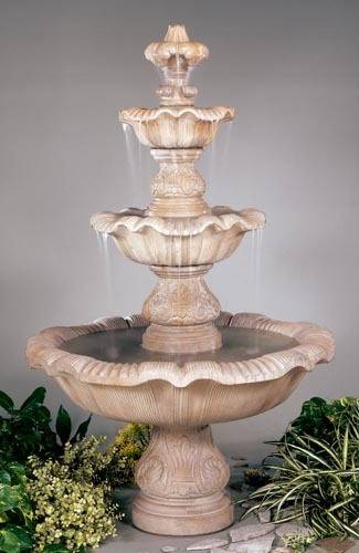 Three-Tier Renaissance Fountain