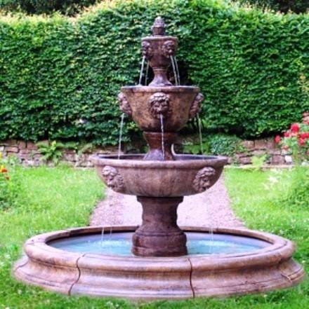 Three Tier Leonesco in Toscana Pool Fountain 16pc
