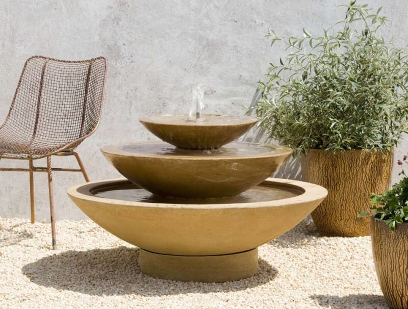 Cascade 3-Tier Concrete Fountain