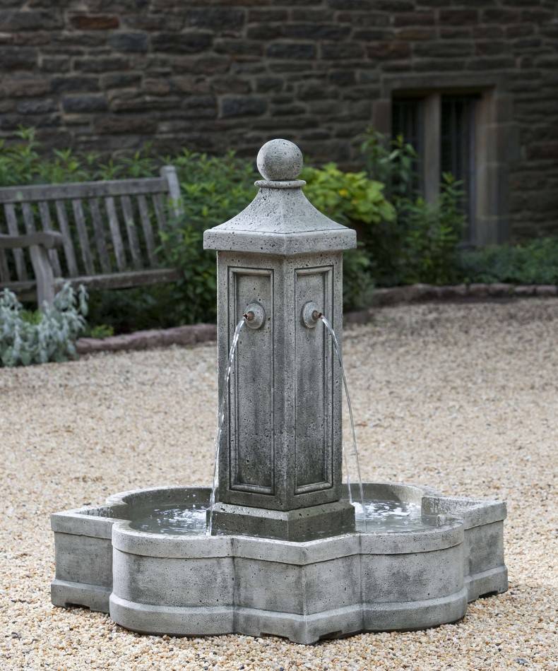 Provence Concrete Fountain