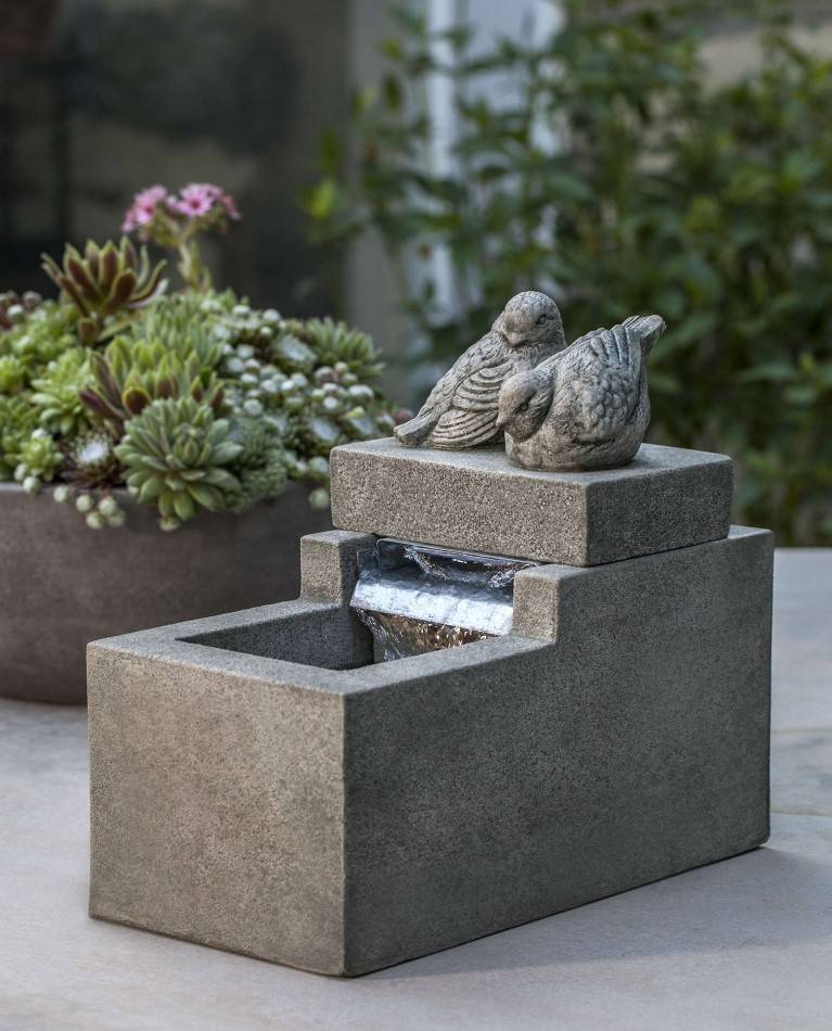 Mini Element With Birds Fountain