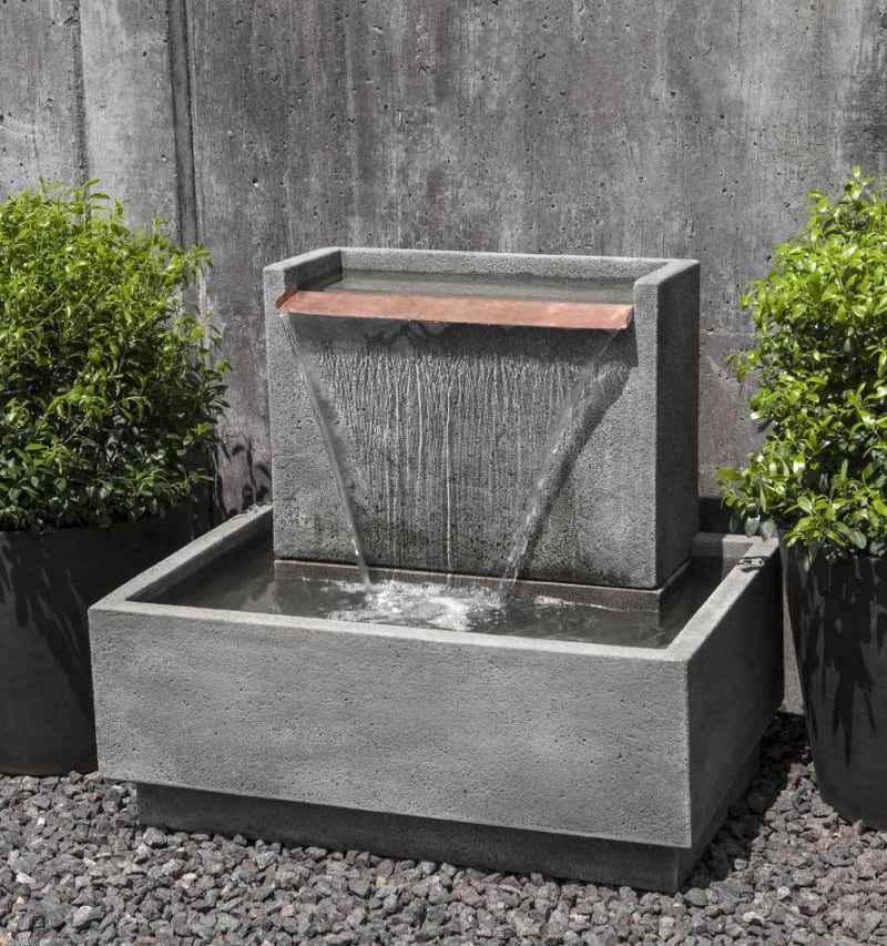Falling Water 2 Concrete Wall Fountain