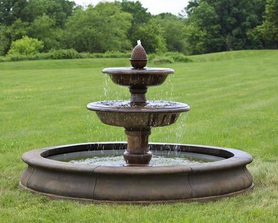 Beaufort 2-Tier Concrete Fountain
