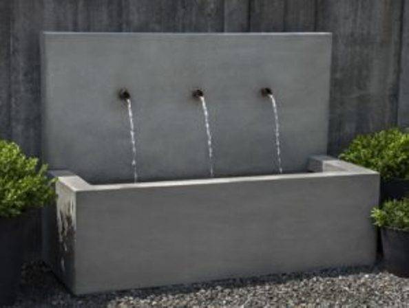Long Beach GFRC Wall Fountain