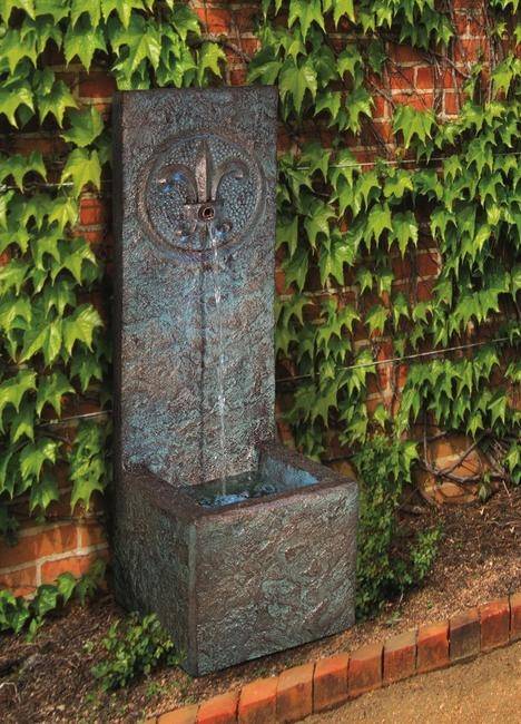Fleur de Lys Single Spout Fountain