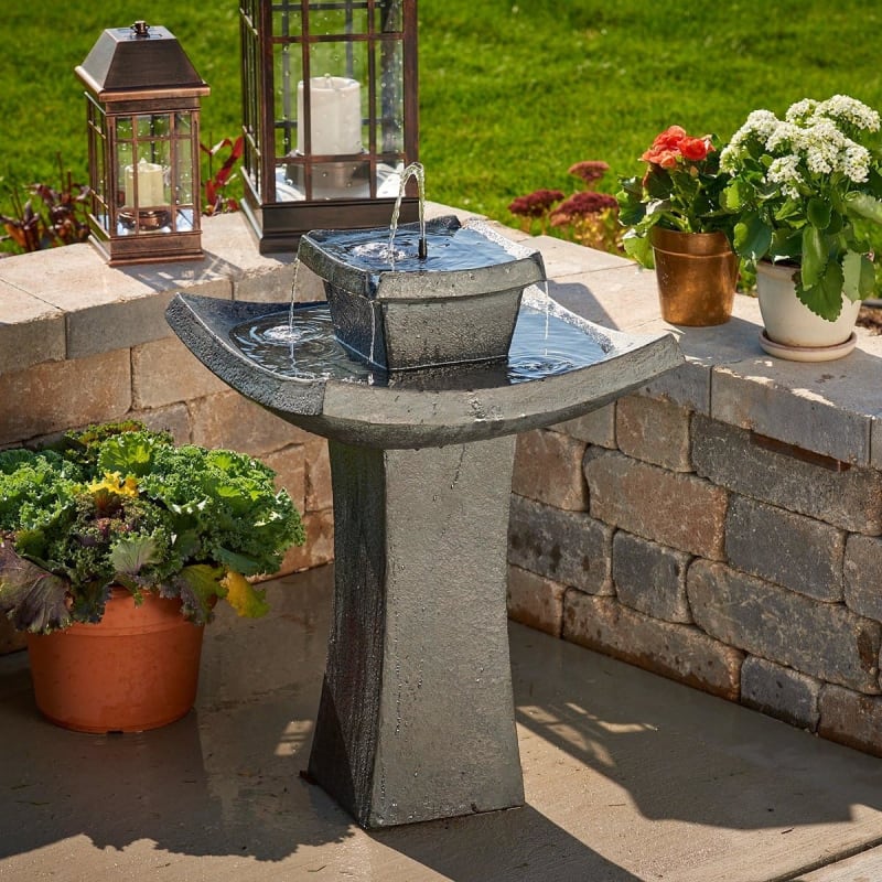 Mahayana 2-Tier Solar on Demand Fountain