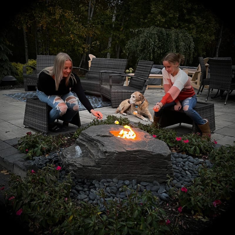 Fire &amp; Water Boulder Fountain Kit