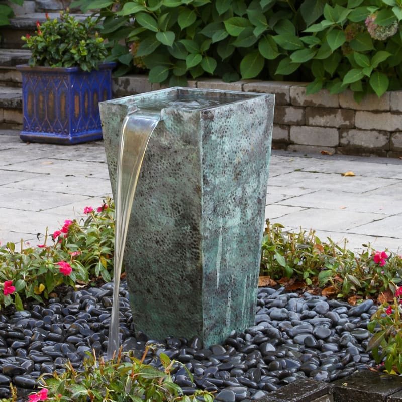 Single Tapered Square Urn Kit- 30"H