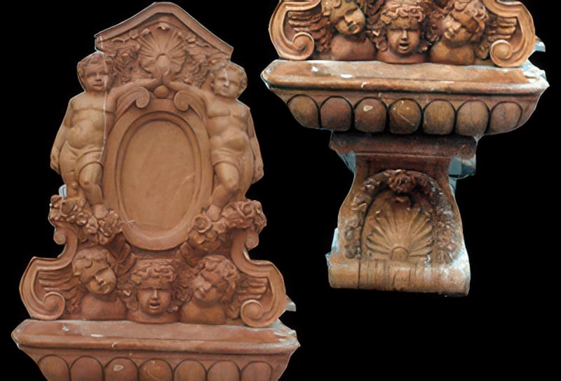 Venetian Grotto Marble Wall Fountain