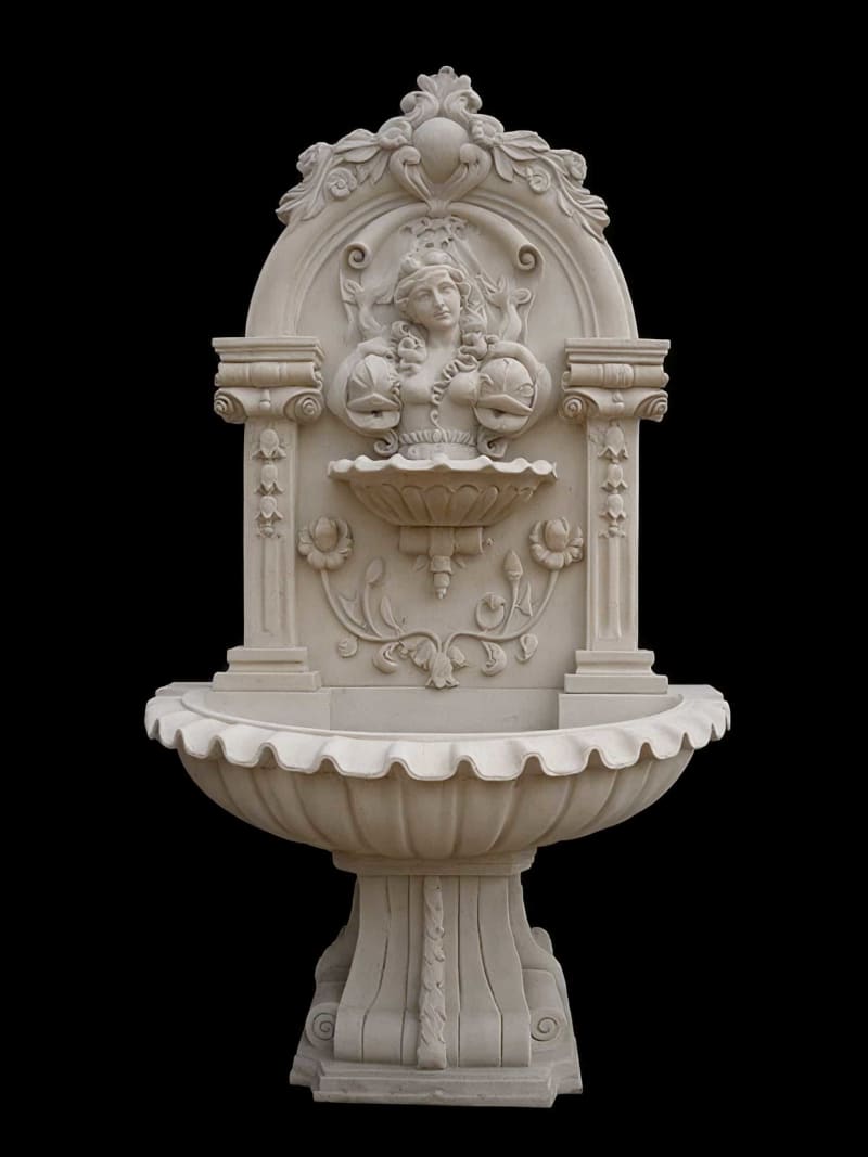 Italian Marble Wall Fountain