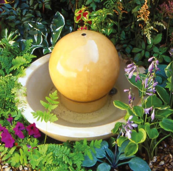 Ball Pebble Bowl Fountain