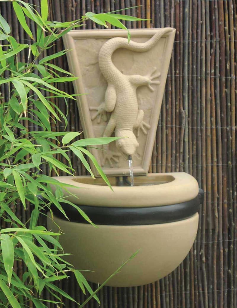 Gecko Bowl Fountain