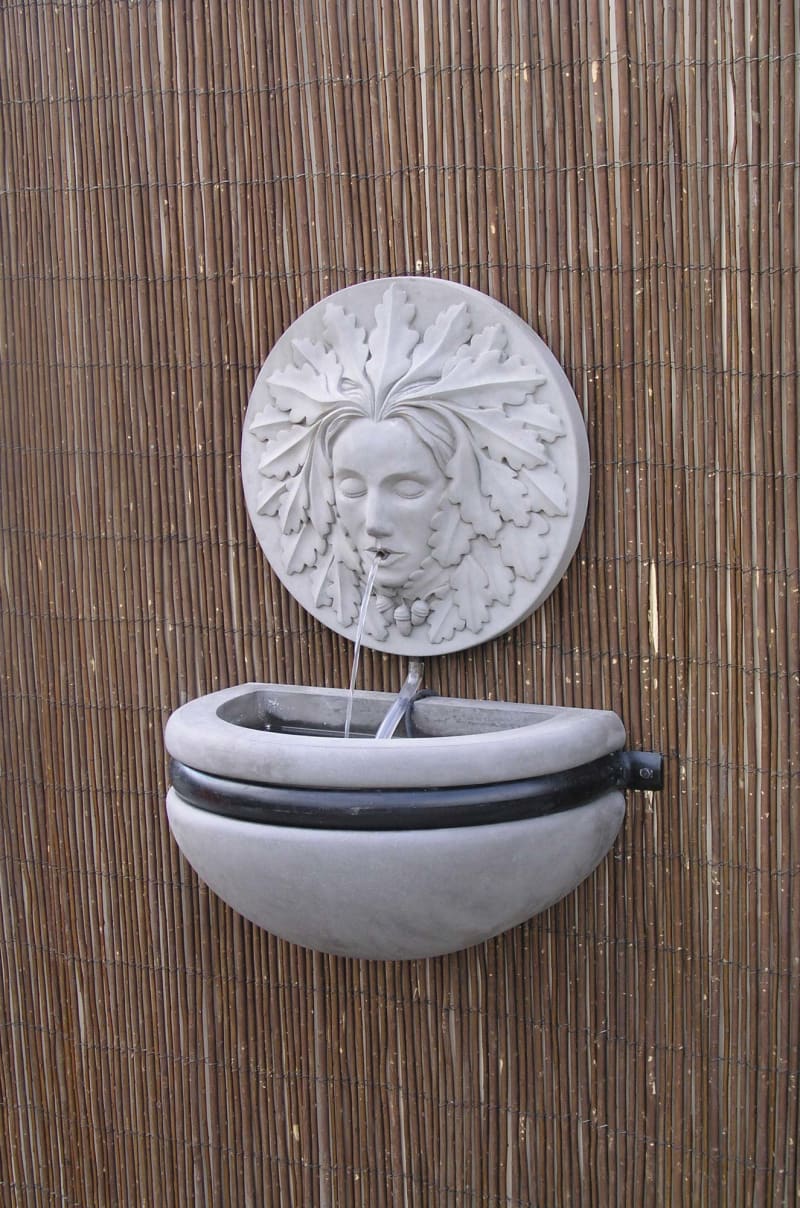 Green Woman Bowl Fountain