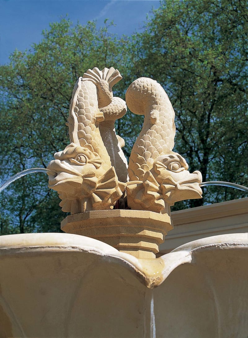 Triple Dolphin Fountain